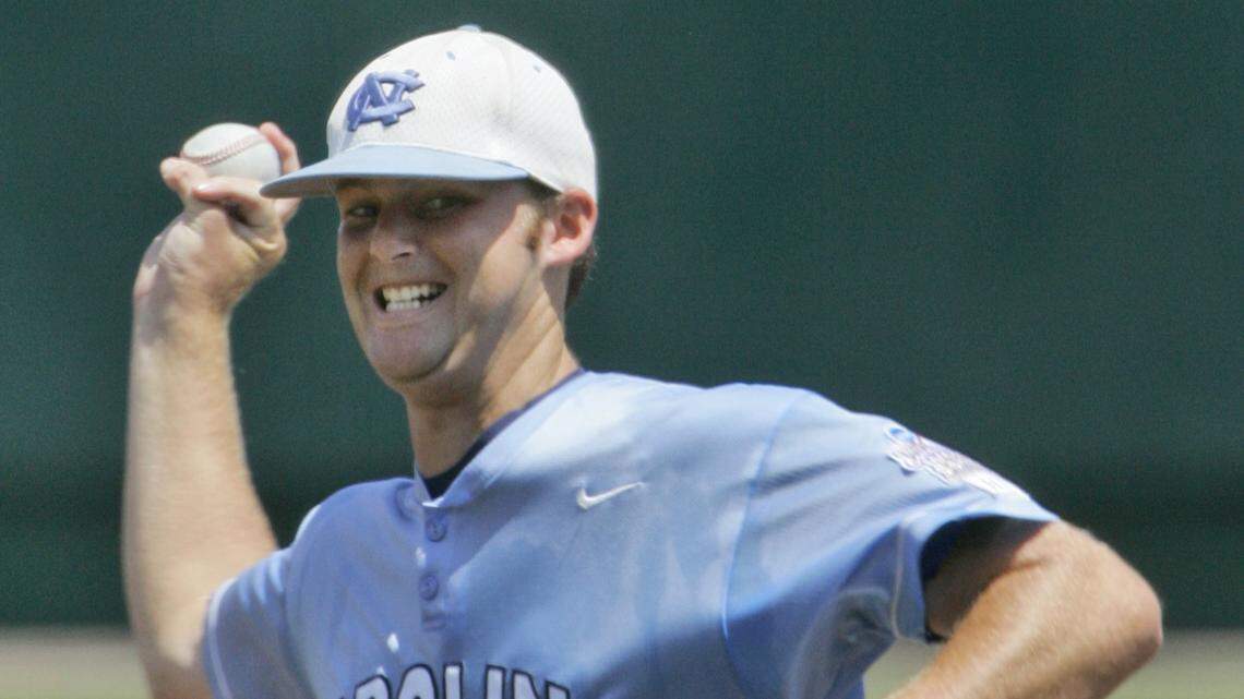 New Charlotte 49ers baseball coach Robert Woodard had a career record of 34-5 at North Carolina, the program’s career wins record.