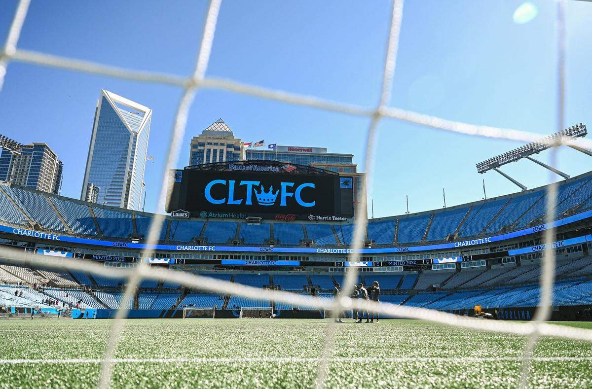 Expansion club Charlotte FC hopes to set a Major League Soccer attendance mark at its home opener at Bank of America Stadium on Saturday, March 5, 2022.