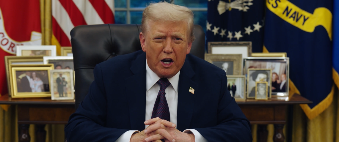 President Donald Trump, seen here in a White House video Sept. 9, 2025, where he blamed policies in Democratic-run cities like Charlotte for contributing to the death of Iryna Zarutska, renewed his criticism of the city after another stabbing on its light rail system Friday.