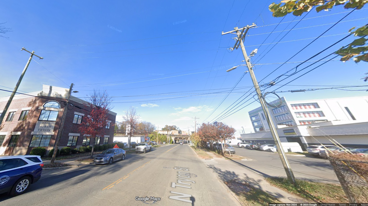 Howard Charles Pomnitz III, 56, was killed around 5:45 p.m. Saturday in the 1200 block of North Tryon Street, police said.