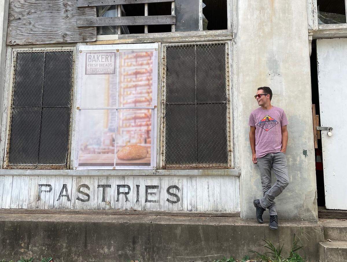 The District 12 scenes in “Hunger Games” were filmed in a nearly 100-year-old abandoned mill town, Henry River Mill Village.