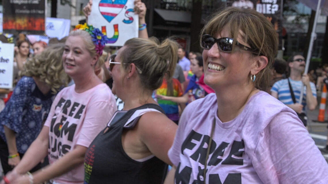 At Charlotte Pride, it’s ‘free mom hugs’ versus ‘Bible-believing Christians’