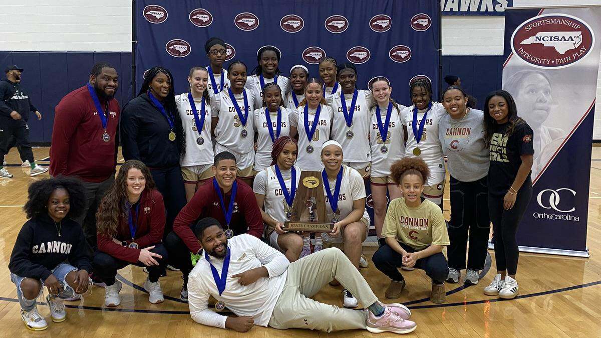 Cannon School won its second straight NCISAA state championship on Saturday.