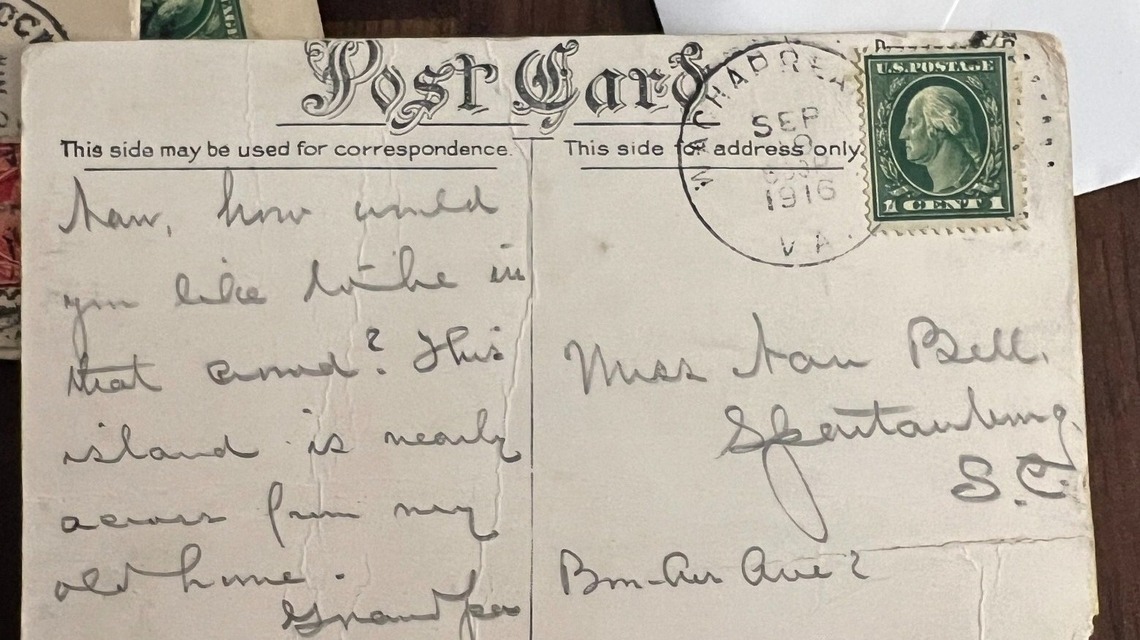 She found letters more than 100 years old. We found descendants of those who wrote them.