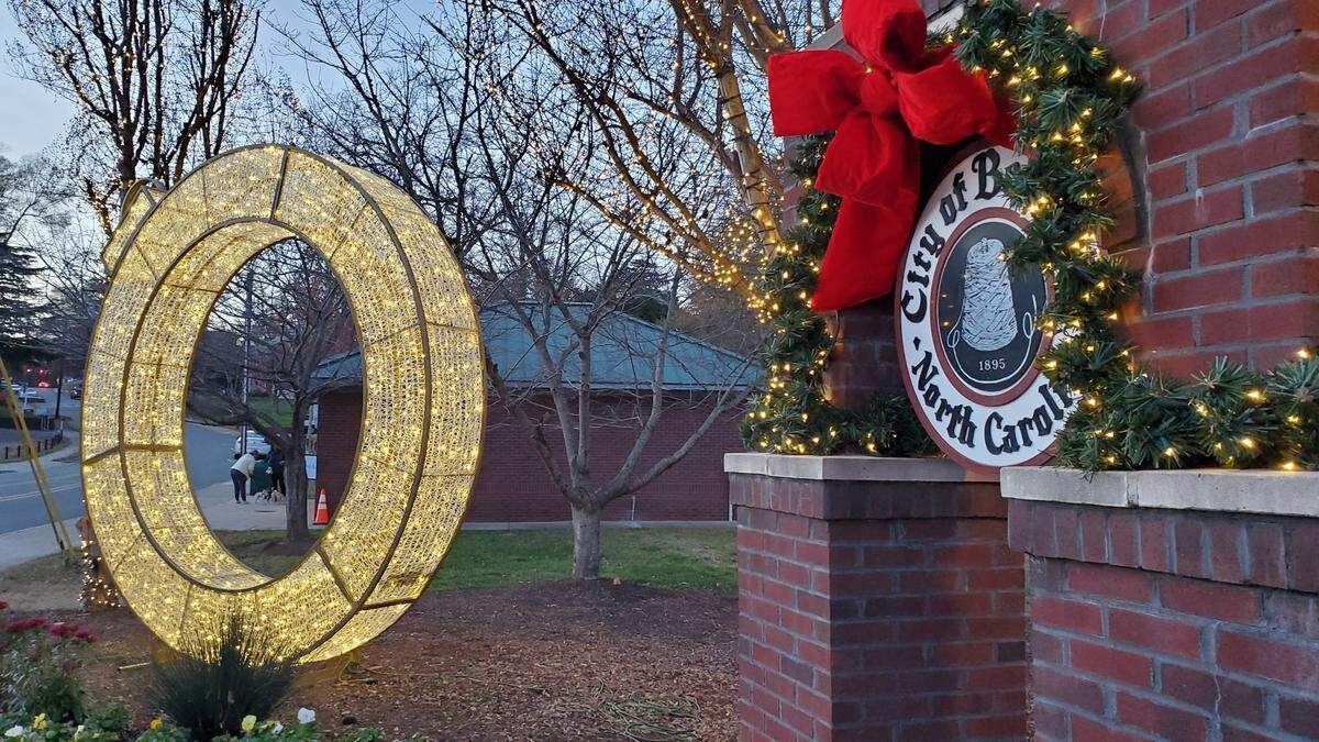 Take a stroll through Stowe Park and Historic Downtown Belmont during its Festival of Trees.