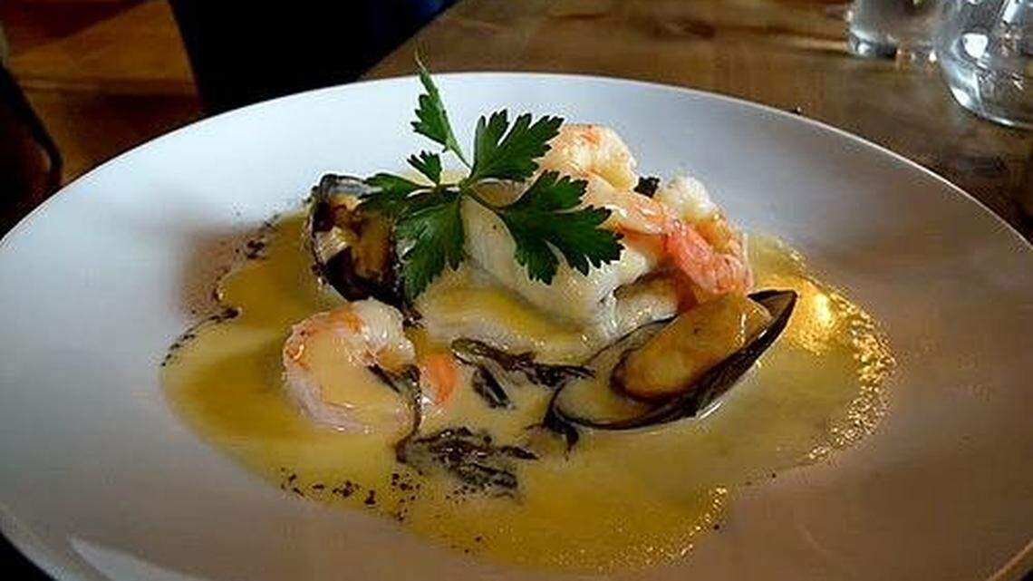Lumiere in Myers Park was known for elegant presentations of French-inspired food, like slow-cooked turbot with shrimp and mussels.
