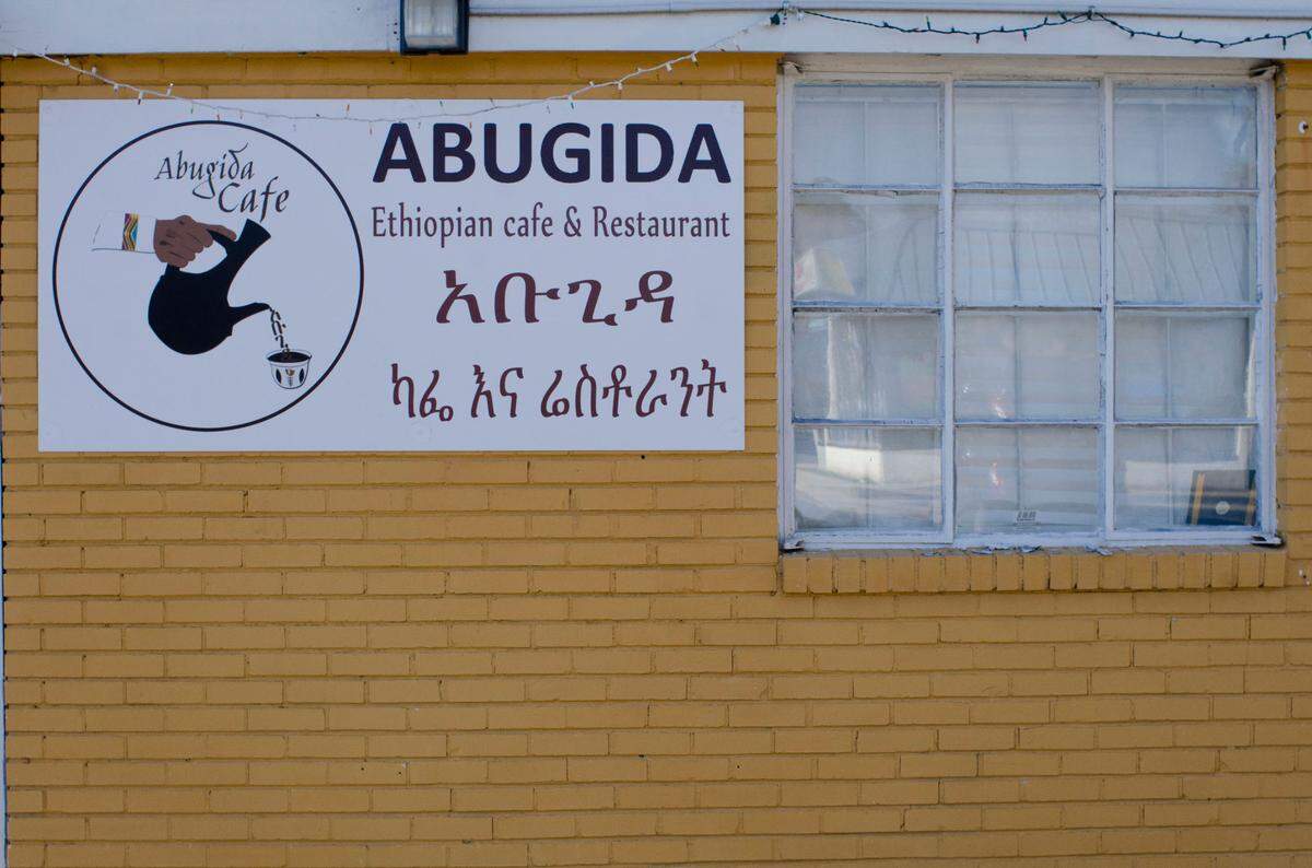 Abugida Ethiopian Cafe & Restaurant is on Central Avenue.
