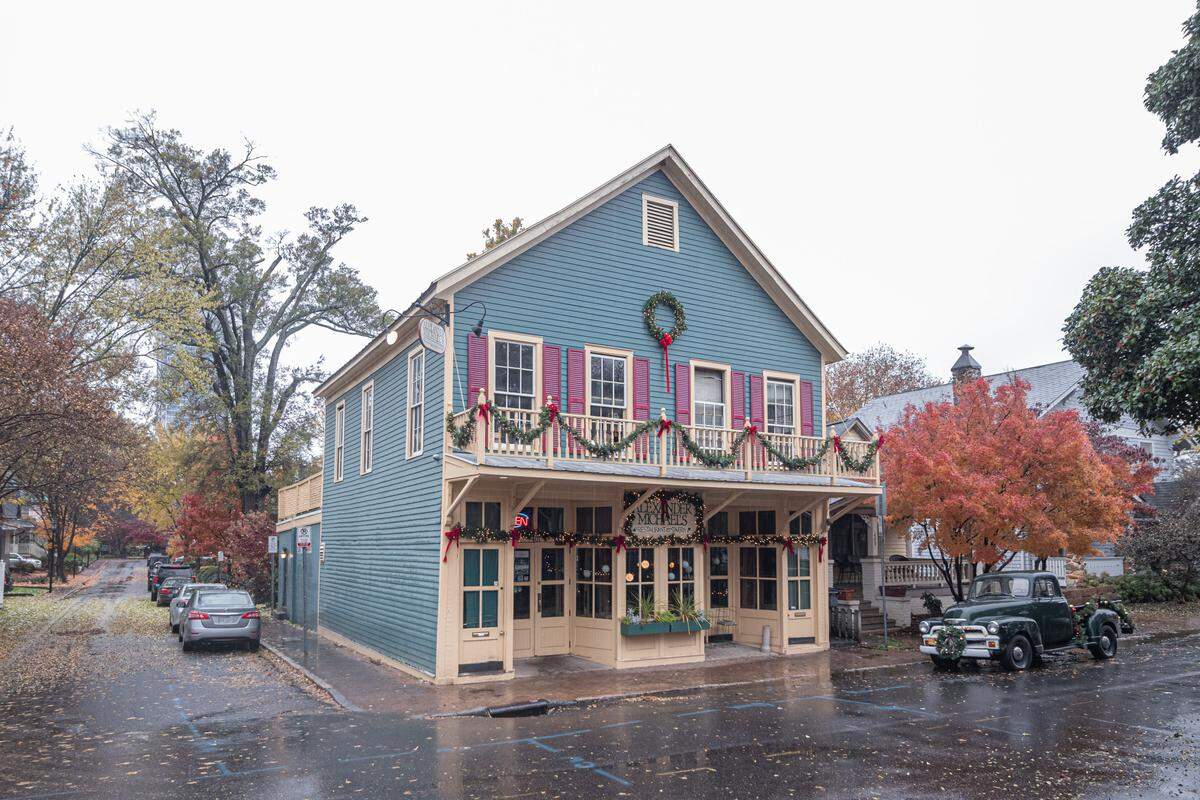 Dine at one of twelve Charlotte restaurants that opened in the 1980s, such as Alexander Michael’s in uptown’s Fourth Ward.