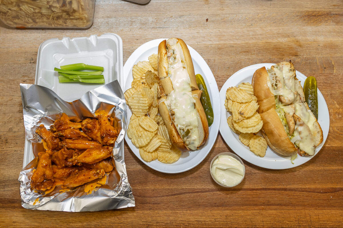 House of Pizza menu items include wings, a chicken Philly sub and a chicken strip club.