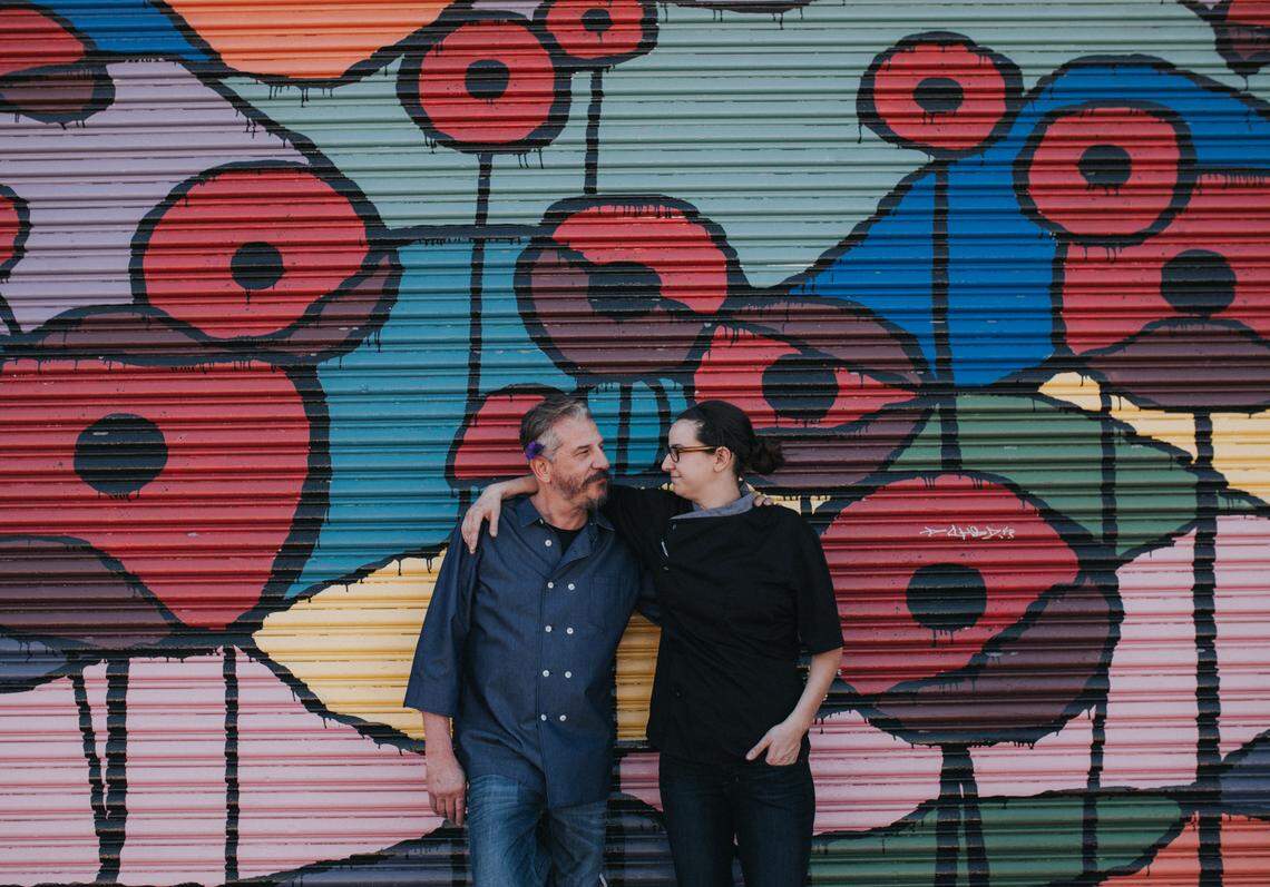 Chef Michael Shortino and his daughter, Cassie Shortino.