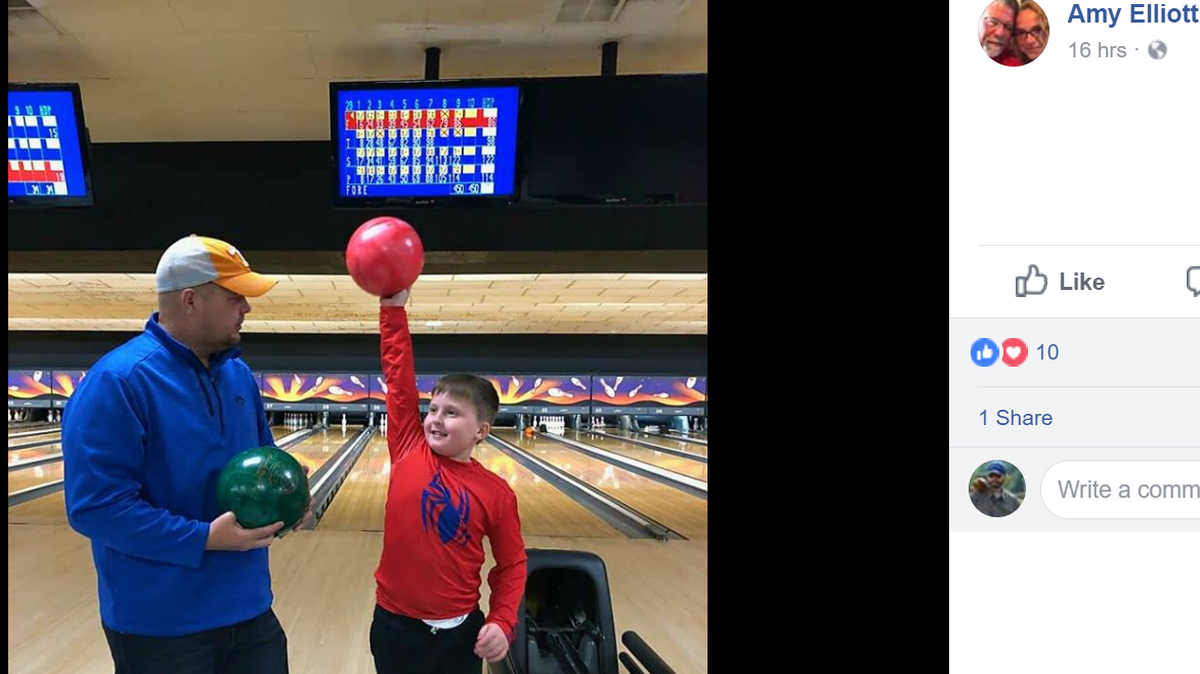 Trae, left, and Fore Putnam during an outing. The family says it was surprised to get a letter from the White House in response to a letter Fore wrote to President Trump.