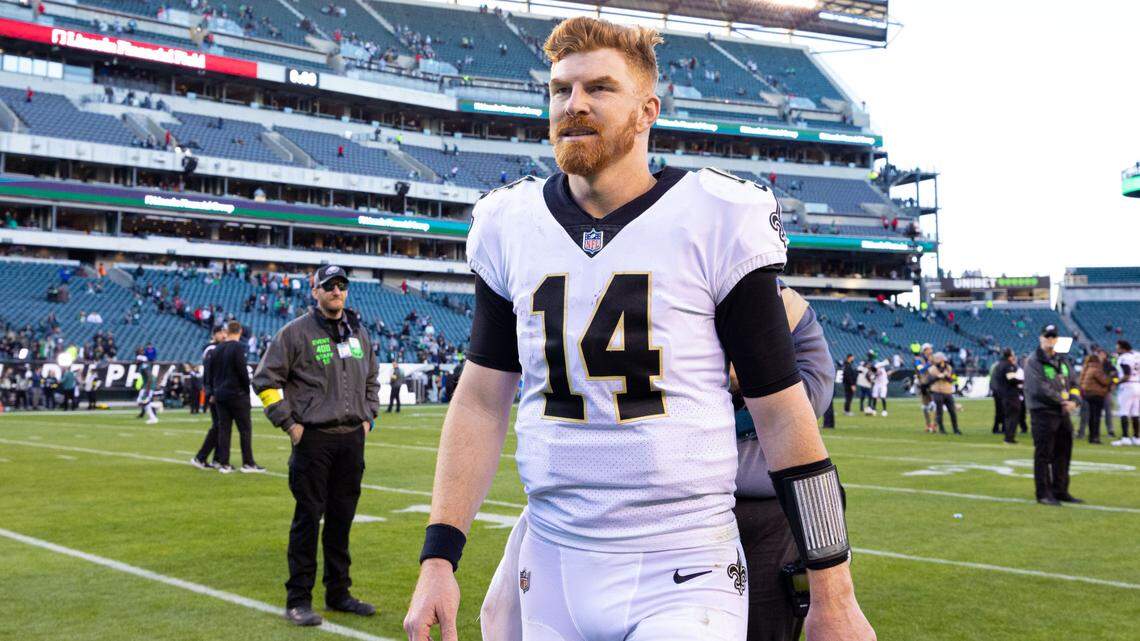 ‘I was him 13 years ago’: Panthers’ Dalton discusses his role as mentor for rookie QB