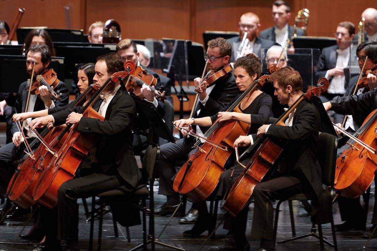 The Charlotte Symphony, seen here in an October 2022 concert.