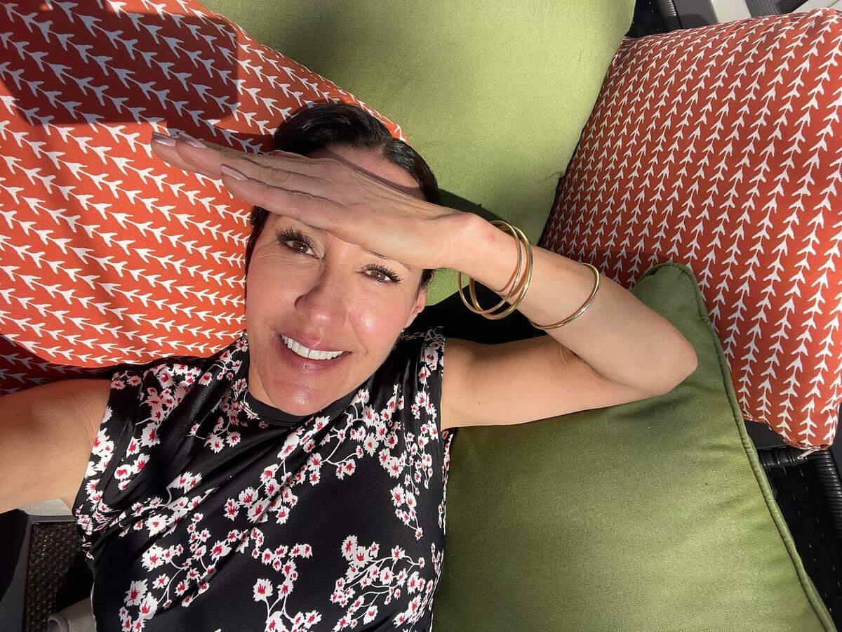 Maureen O’Boyle, in a selfie taken on the day in March that she decided to leave WBTV.