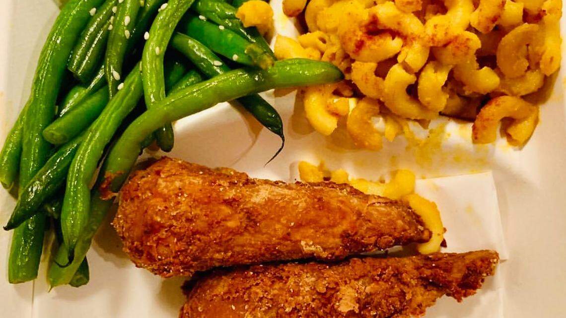 Veltree co-owner Treona Kelty-Jacobs said the majority of the restaurant’s customers aren’t vegan — she and her wife, Chef Velvet Jacobs, are winning them over with the food.