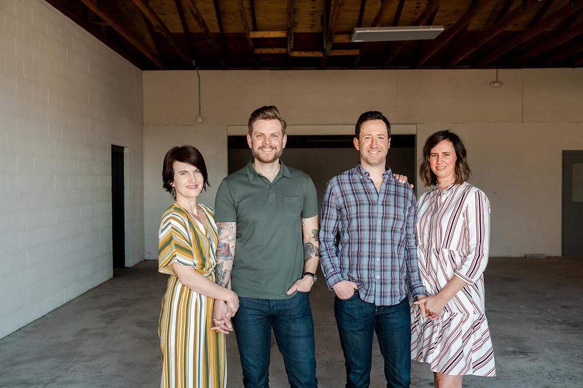 Miracle and James Yoder of Not Just Coffee and Todd and Erin Huber of Undercurrent Coffee are working together to create Night Swim Coffee.