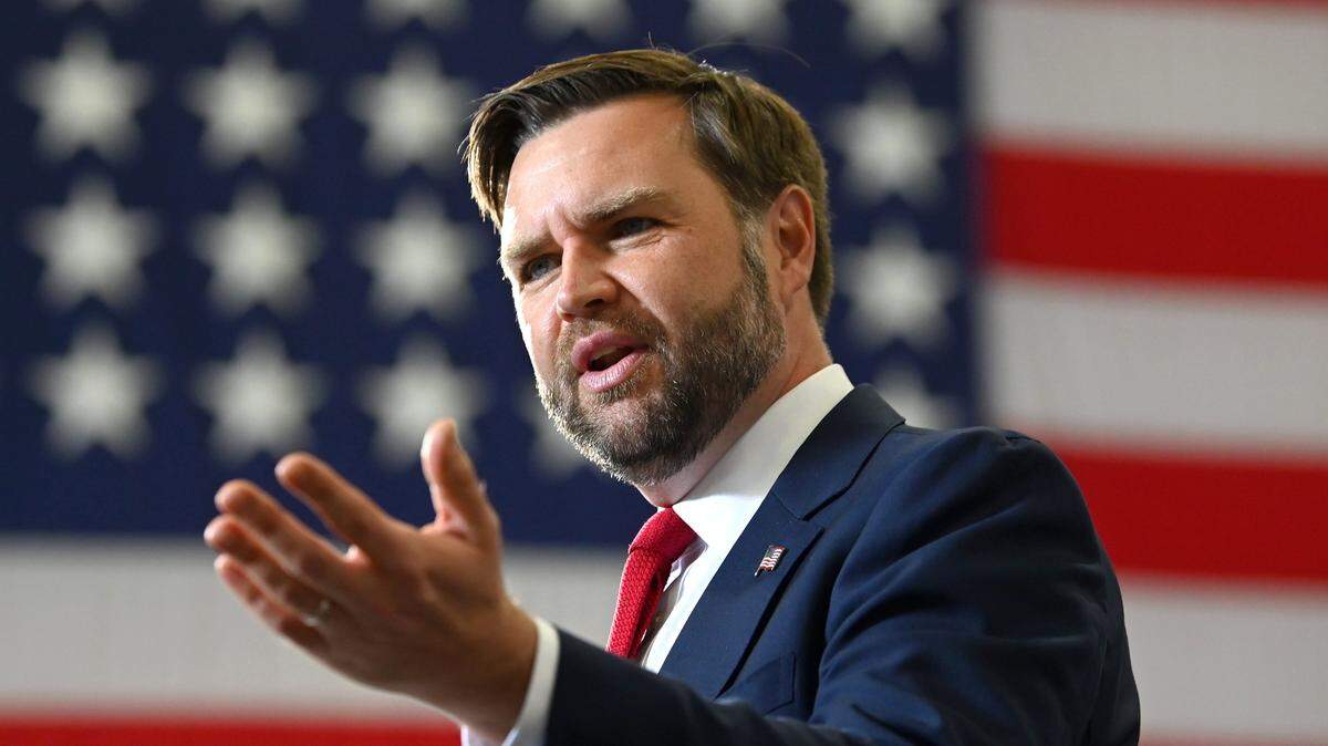 Vice President JD Vance speaks to attendees about the death of Iryna Zarutska, Charlie Kirk and the administration’s tax cuts for working families and commitment to empowering state and law enforcement during a speech at the DKAP Hanger at Concord Padgett Regional Airport in Concord, NC on Wednesday, September 24, 2025.