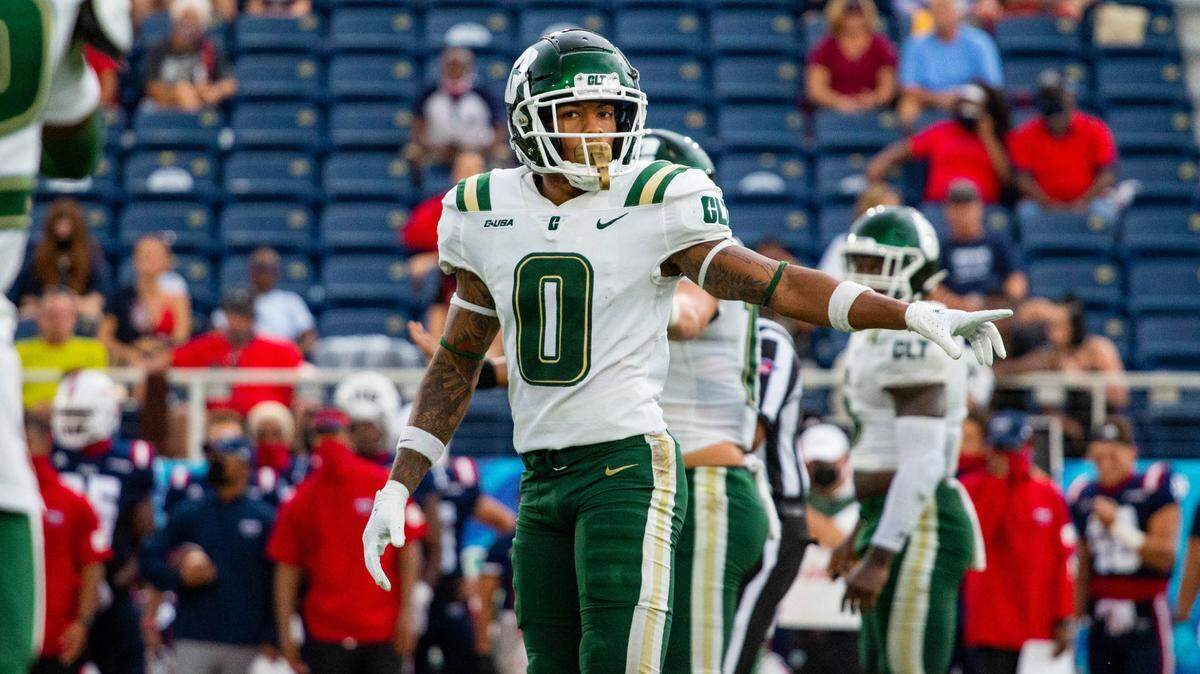 Antone Williams, a grad transfer from Duke, has started all four games at safety for the Charlotte 49ers this season.