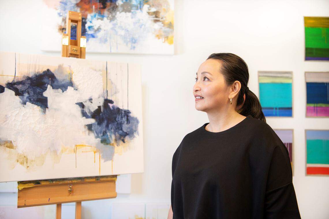 Charlotte artist Malu Tan studied at the Art Academy in London. Her work has shown nationally and internationally, including at the Philippine Consulate in New York. It’s also part of the permanent collection of The Yale New Haven Medical Center.