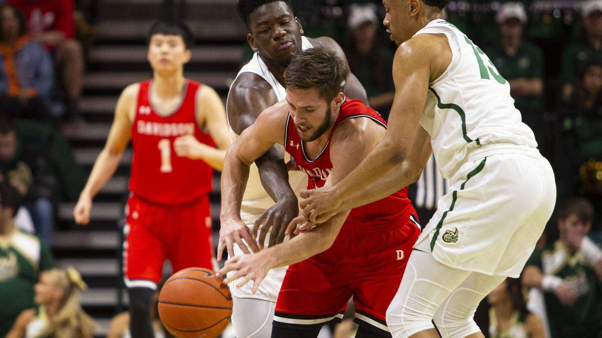 The going has been rough for Davidon and guard Jon Axel Gudmundsson (center) so far this season.