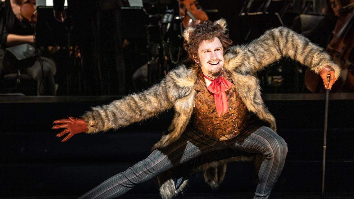 Gavin Creel as the Wolf in “Into the Woods.” Creel said he’s excited to be back in Charlotte, where his sister lives. And his parents live near Asheville; they’ll all get to see the show.
