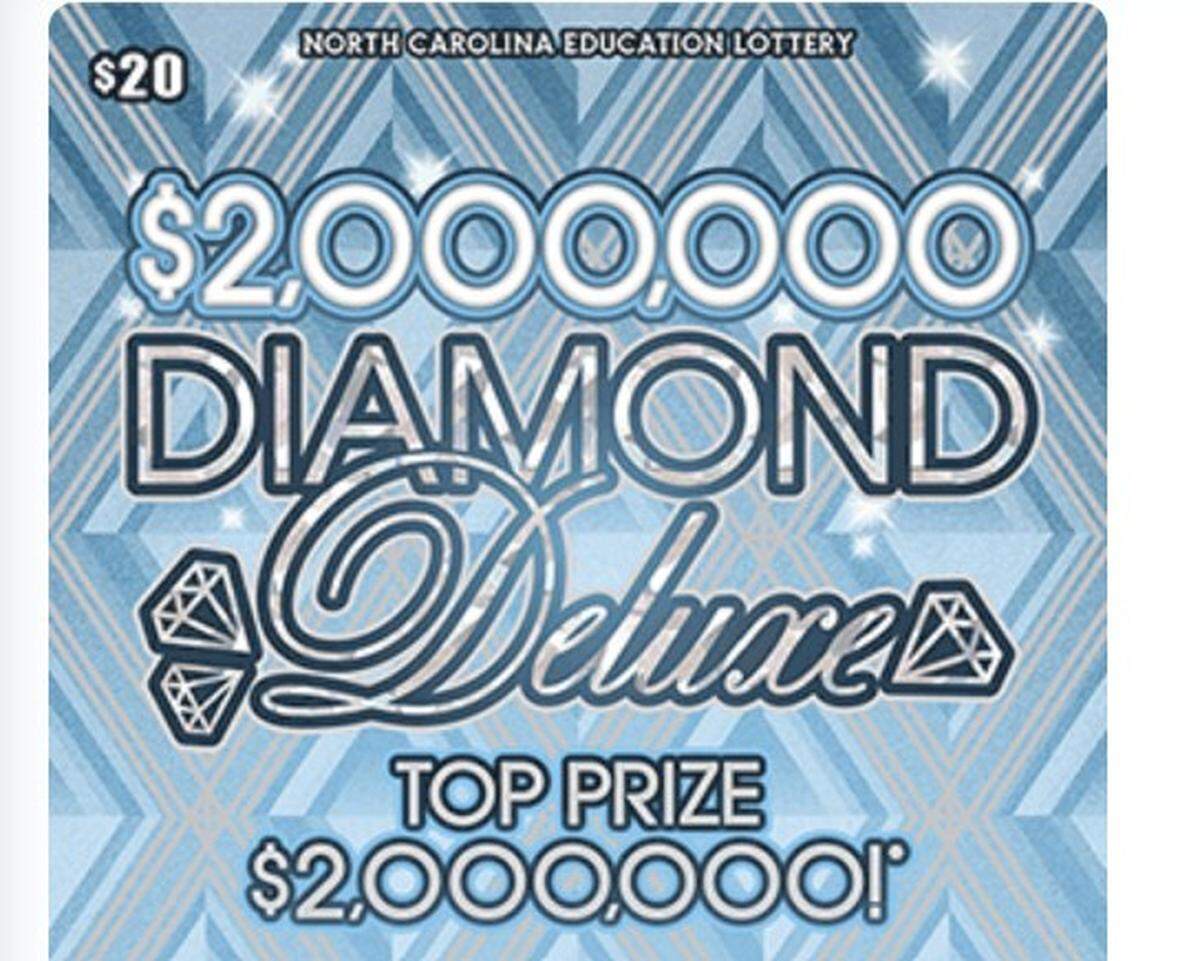 A woman hit a jackpot on a Diamonds Deluxe scratch-off ticket she bought at a Charlotte snack shop, lottery officials said.