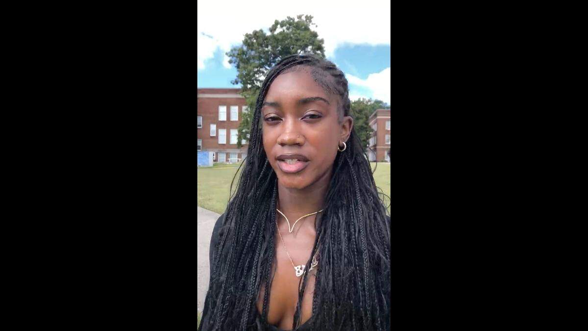 Erin Pridgen, a freshman at North Carolina A&T