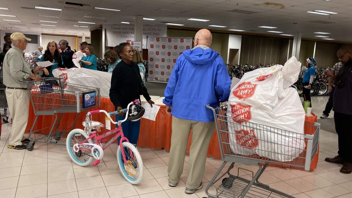 Donors to the Empty Stocking Fund raised $156,000. Families left notes of gratitude.
