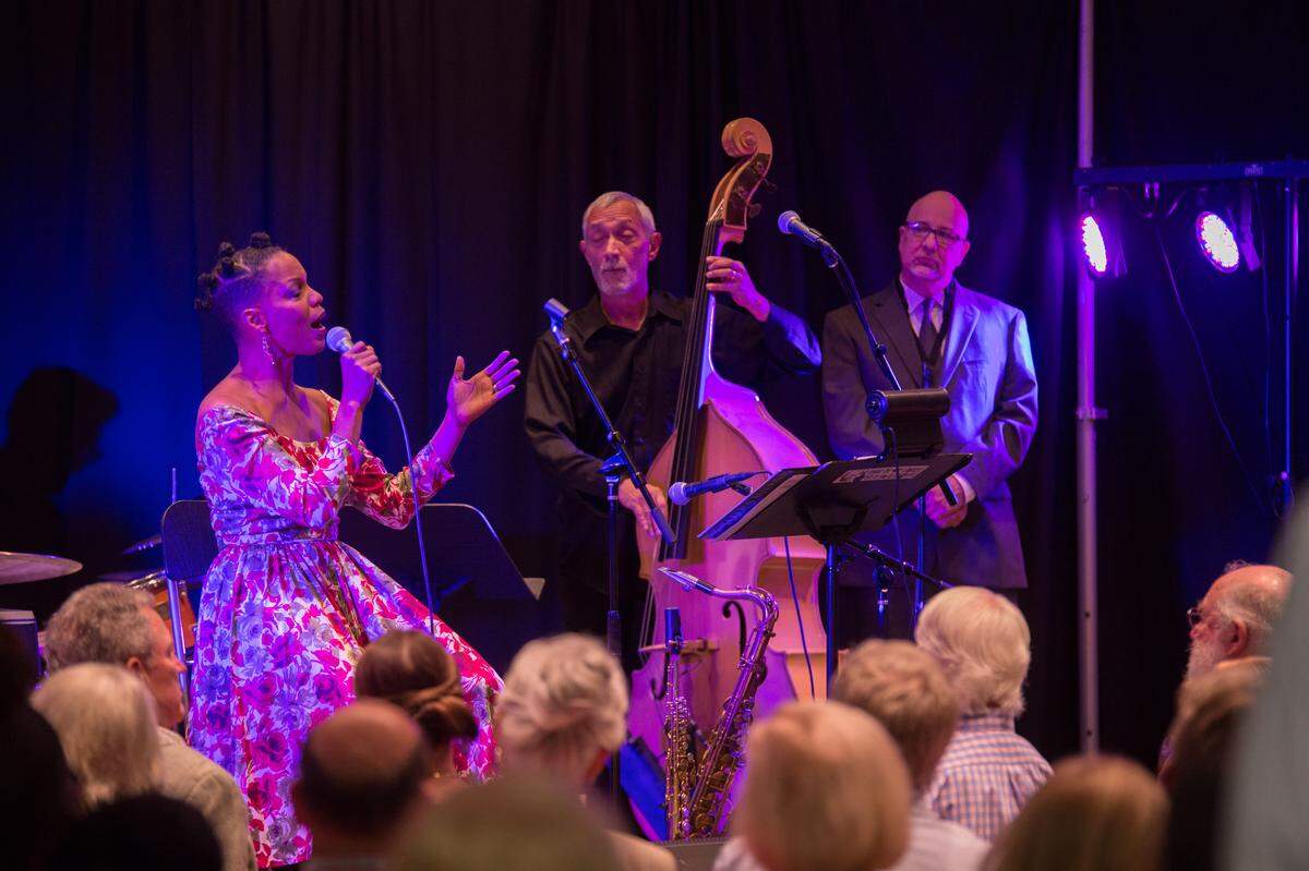 Singer Nnenna Freelon is among the big names who’ve performed at the Bechtler. She’s pictured here performing with the Ziad Jazz Quartet during an event.