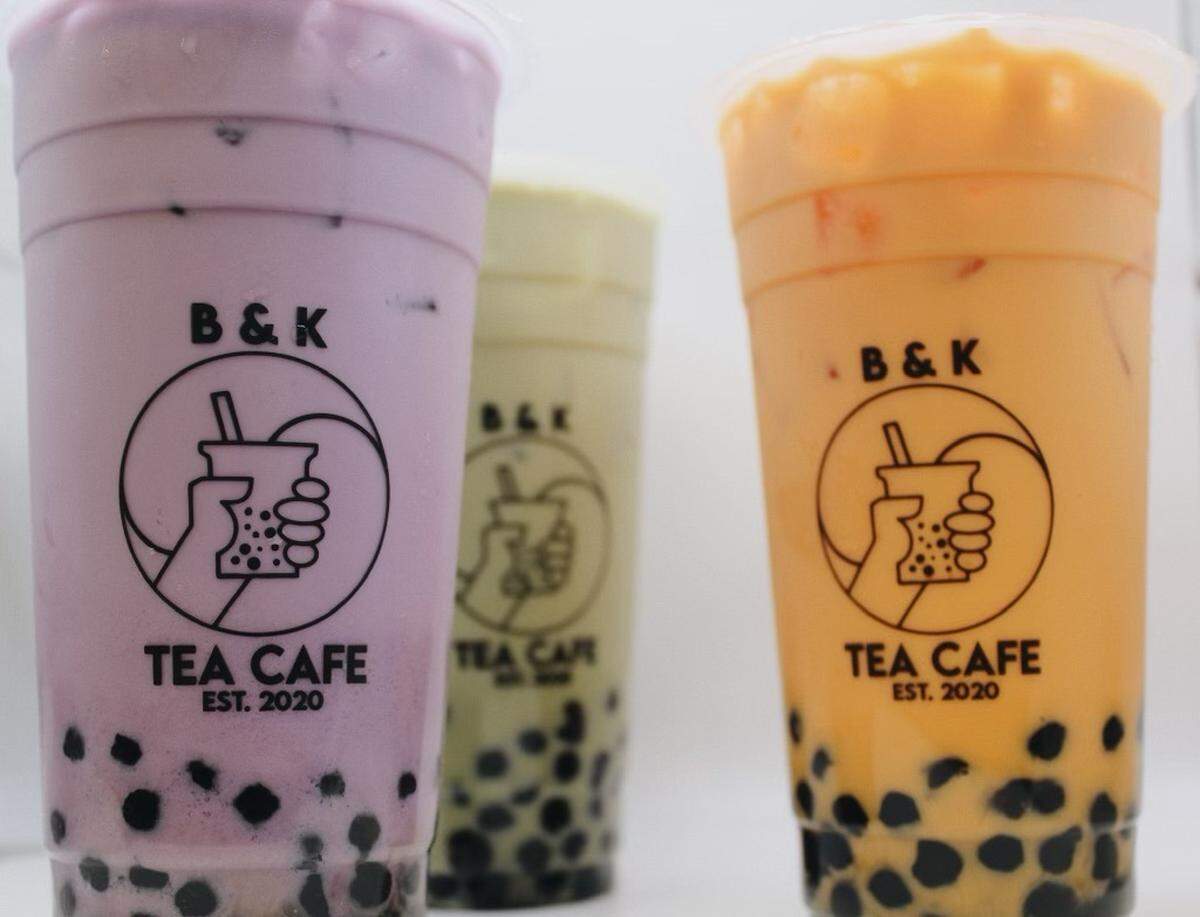 Most B&K Tea Cafe drinks are priced between $5-$10.