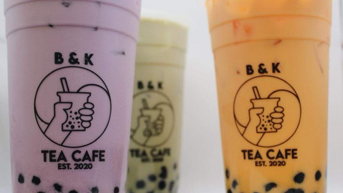 Most B&K Tea Cafe drinks are priced between $5-$10.