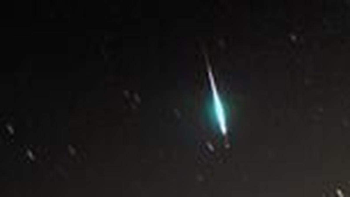 Fireballs are pieces of an asteroid burning up in the sky, according to the American Meteor Society.