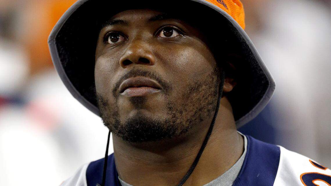 The Carolina Panthers have signed former Denver Broncos running back C.J. Anderson (22) to a one-year deal.