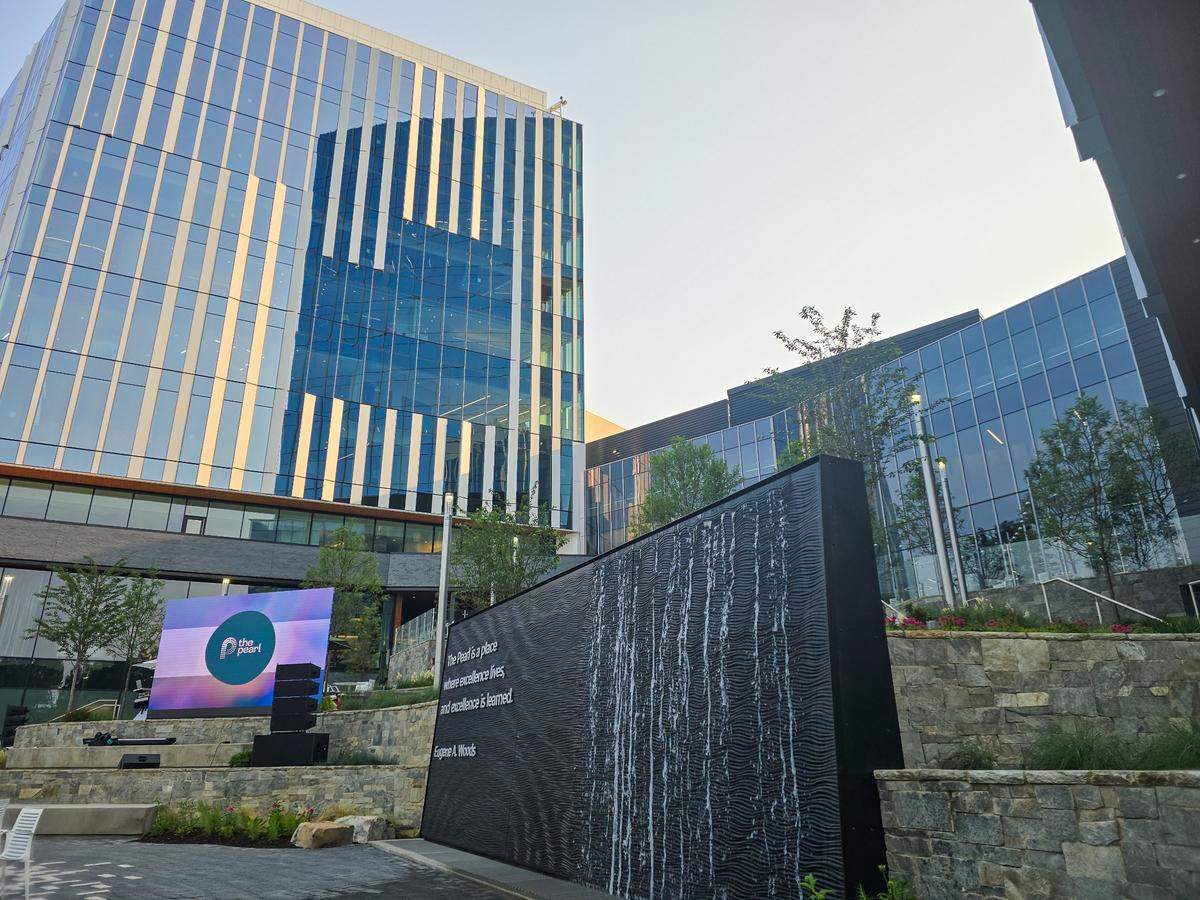 The grand opening of The Pearl, created by a public-private partnership led by Atrium Health and Wexford Science & Technology, in Charlotte, North Carolina, on Monday, June 2, 2025. 