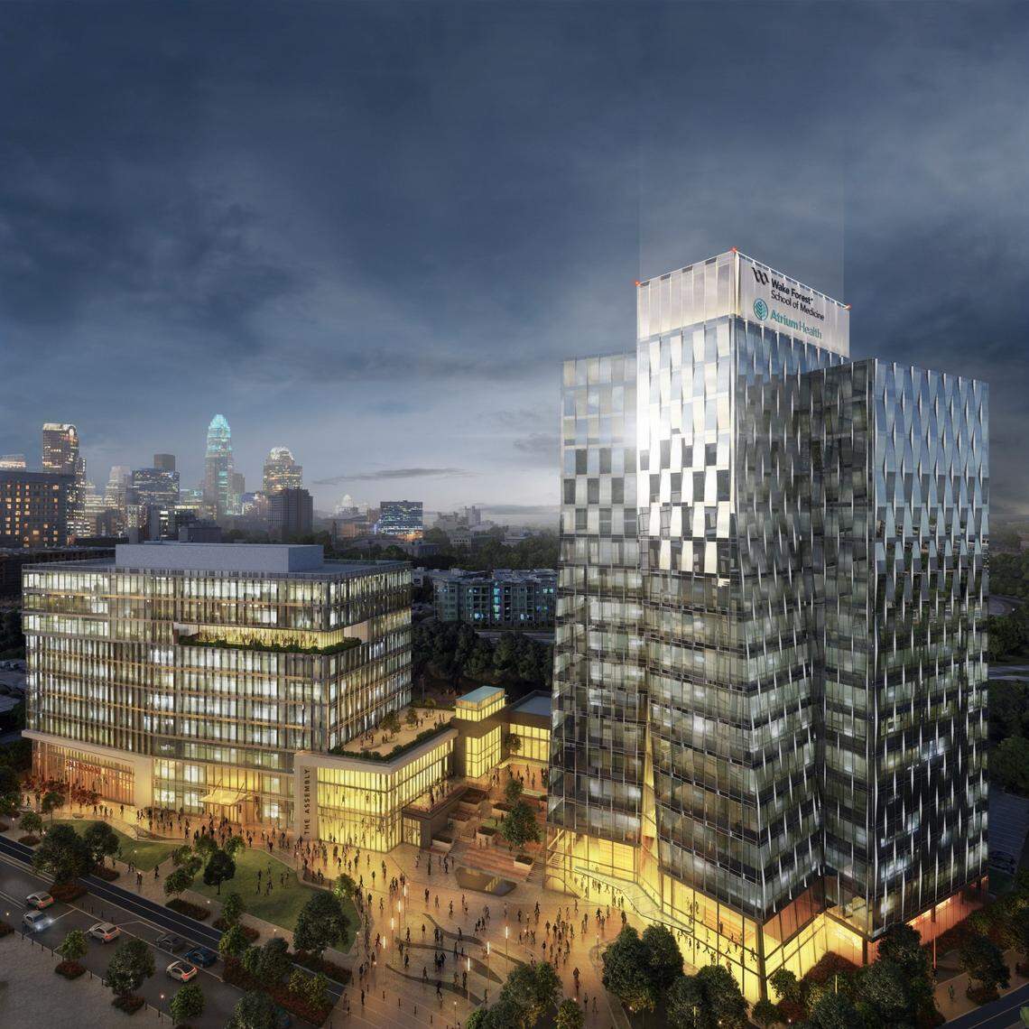 Atrium Health will break ground on the medical school next year.