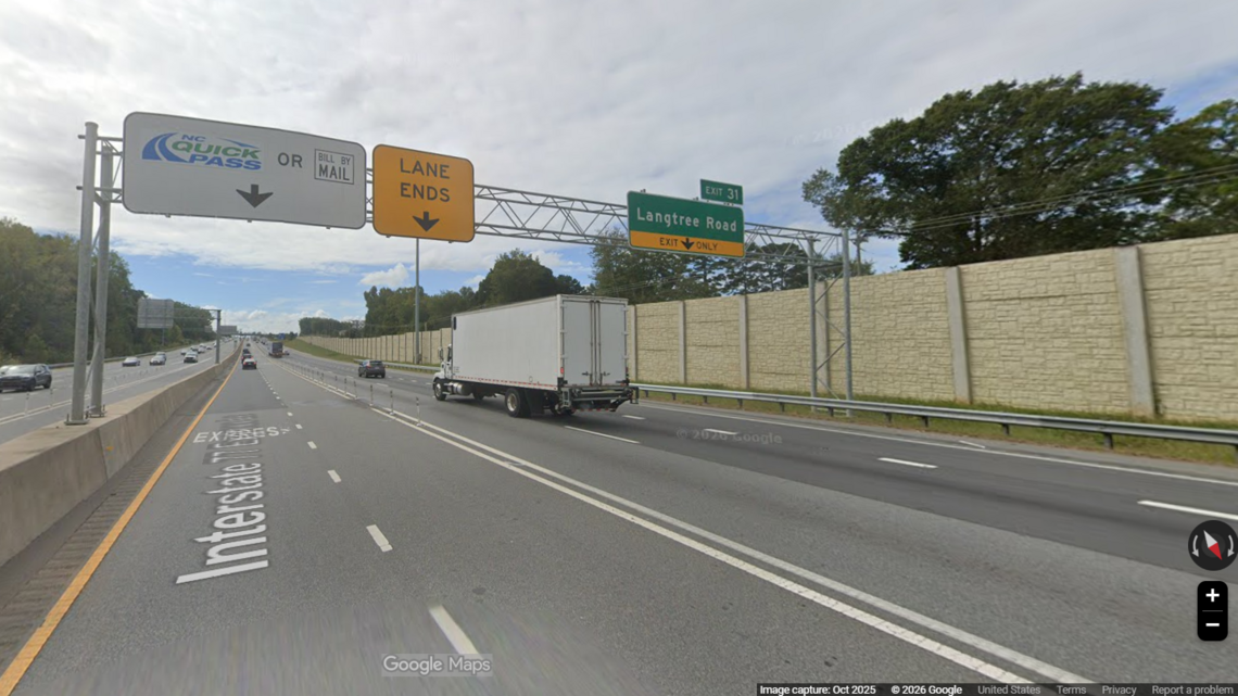 Motorcycle blows tire in I-77 toll lane, drops biker in path of SUV, troopers say