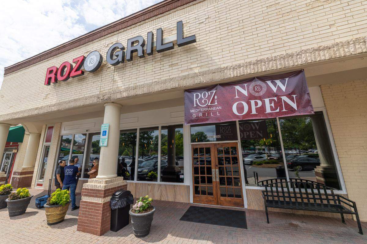 Roz Grill is now open, serving Mediterranean cuisine.