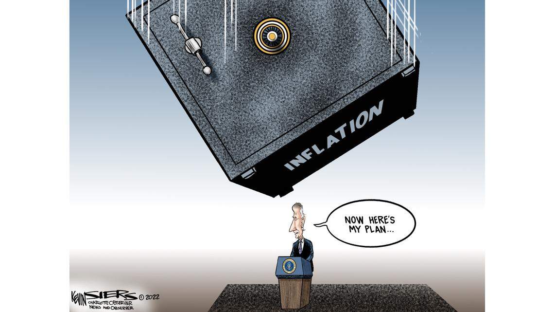 Kevin Siers cartoon: Man with a plan