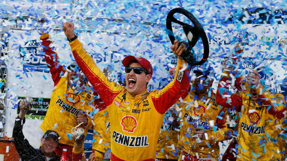Joey Logano’s win at Martinsville sealed his spot in the championship race at Homestead in November, where he’ll be gunning for his first NASCAR Cup Series title.