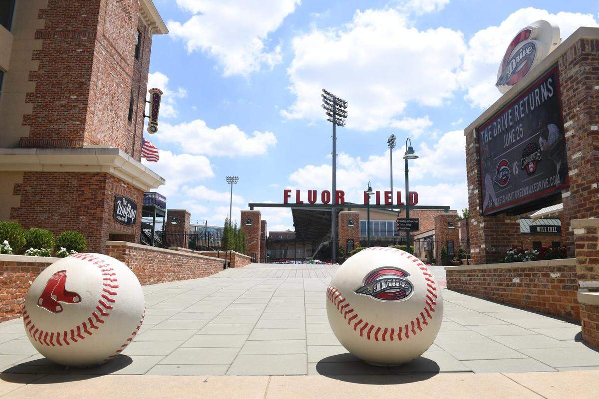 This is Fluor Field the home of the Greenville Drive.