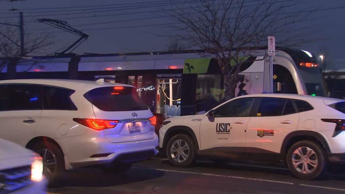 Police and CATS reported a stabbing along the Blue Line light rail on Friday, Dec. 5, 2025.