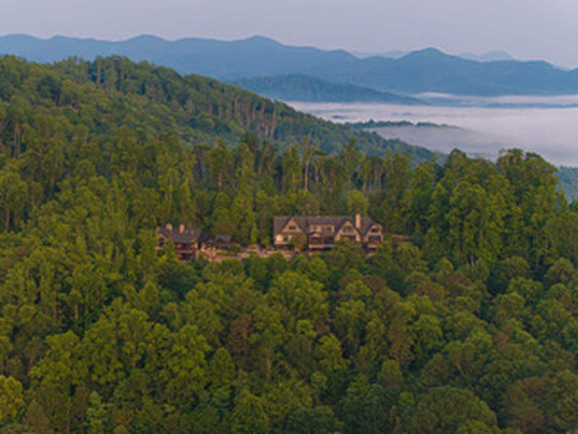 The 13,294-square-foot home at 66 N. Deerhaven Ln. features six bedrooms and 12 bathrooms.