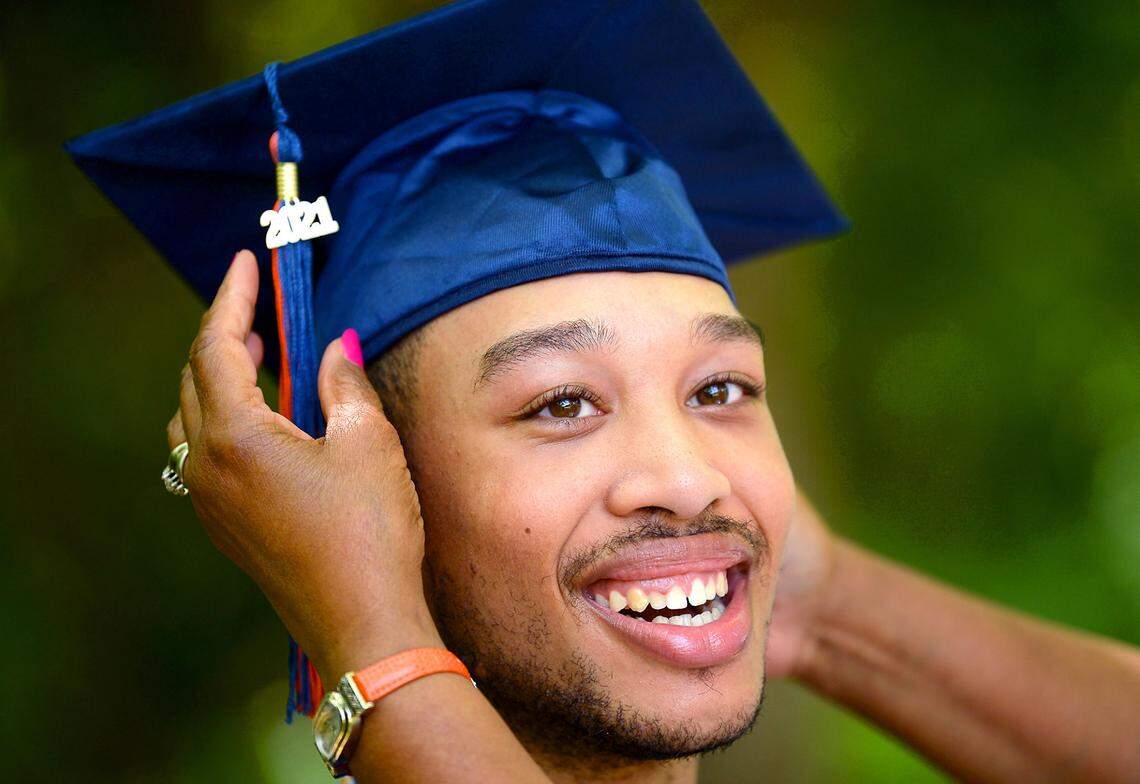 Chancellor Lee Adams will be graduating from Vance High School in June.