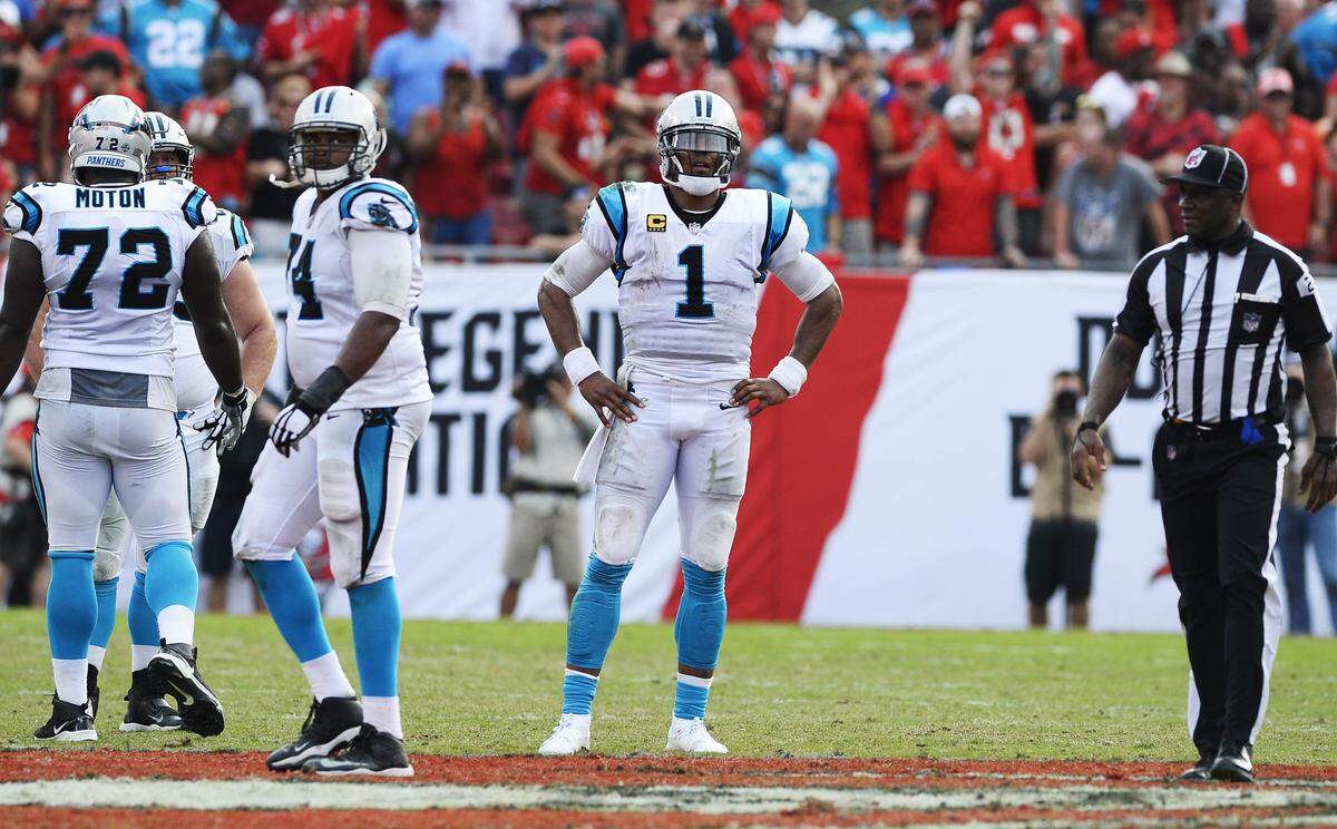 Carolina Panthers quarterback Cam Newton (1) said he took Sunday’s loss to the Tampa Bay Buccaneers personally.