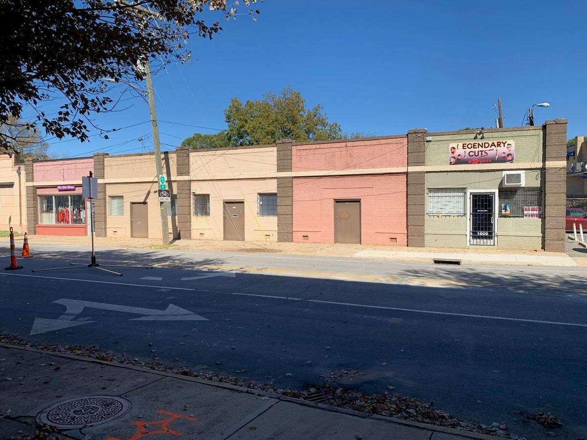 A string of buildings along Beatties Ford Road were redeveloped by Dianna Ward and others.
