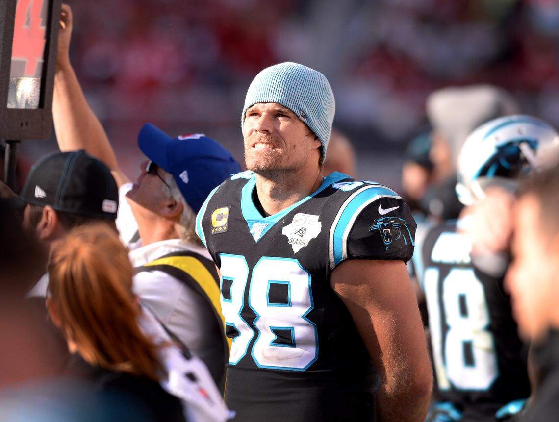 Carolina Panthers tight end Greg Olsen once had three straight 1,000-yard receiving seasons with the team, becoming the first NFL tight end to reach that milestone.
