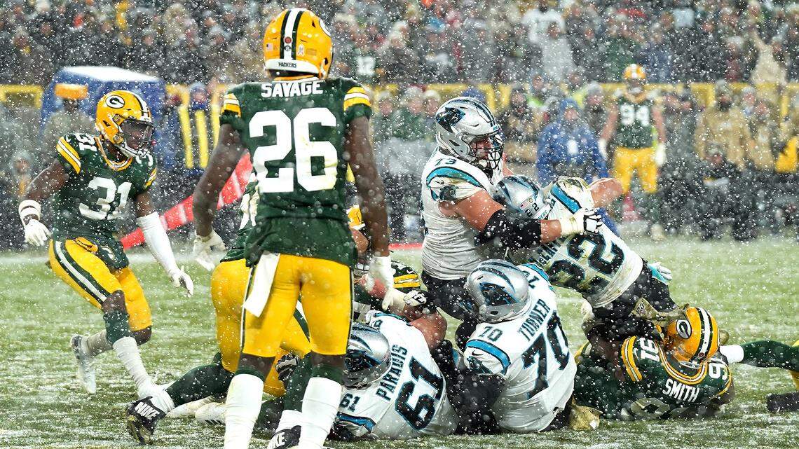 Panthers nearly upset the Packers in the snow, but Carolina only has itself to blame