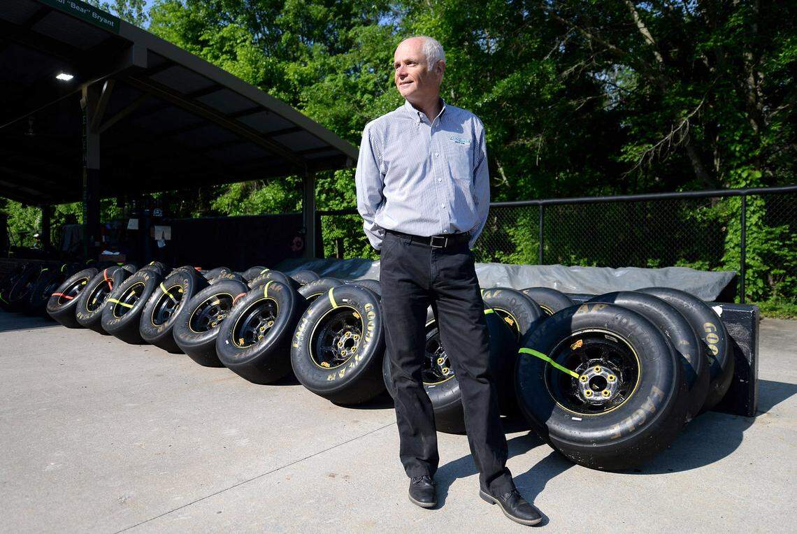 Ian Prince the Chief Sustainability Officer at Roush Fenway Racing talks about the steps the organization is taking to cut down their carbon footprint on Thursday, April 29, 2021.