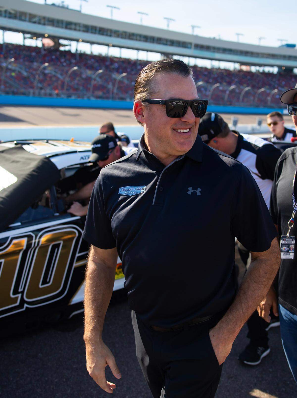 NASCAR Cup Series team owner Tony Stewart at Phoenix Raceway.