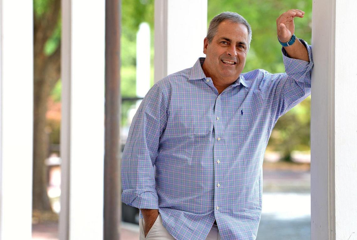 Chuck McAllister, photographed this week at Trump National Golf Club, Charlotte.